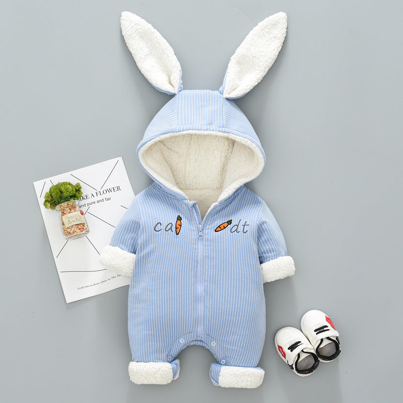 🐰✨ TinyHops™ – süßer Hasen-Overall für dein Baby!💞