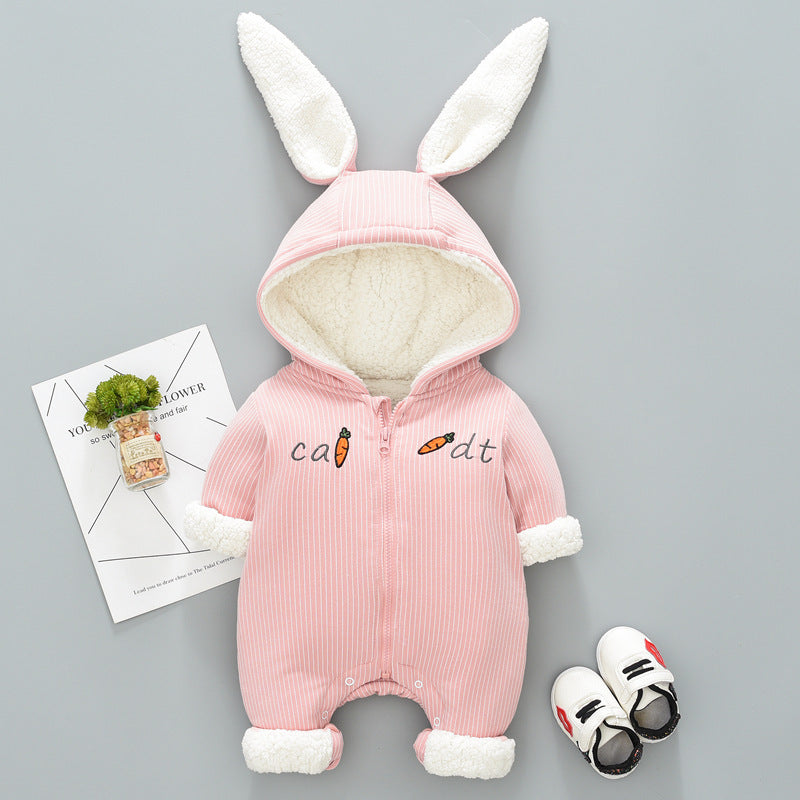 🐰✨ TinyHops™ – süßer Hasen-Overall für dein Baby!💞