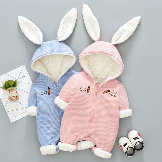 🐰✨ TinyHops™ – süßer Hasen-Overall für dein Baby!💞